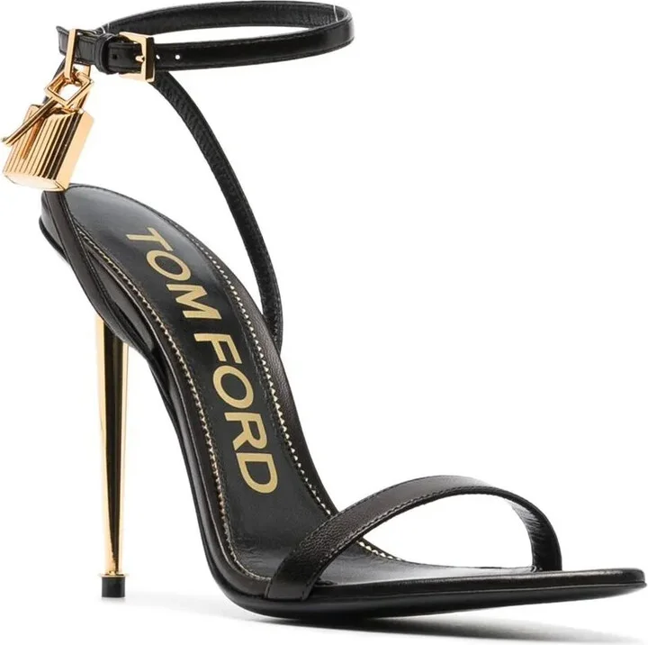 Padlock 105mm leather sandals - Image 2