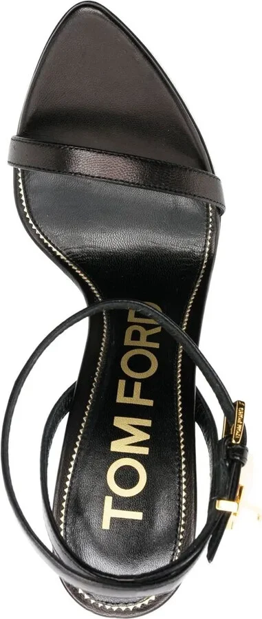 Padlock 105mm leather sandals - Image 4
