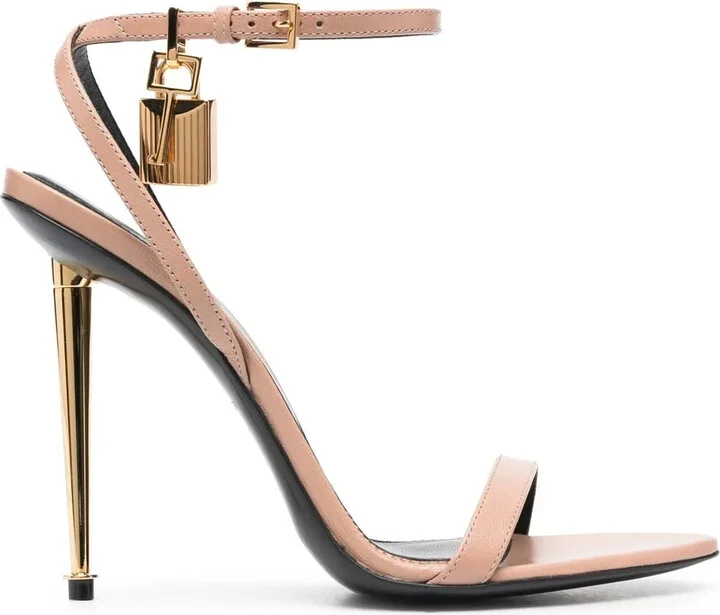 Padlock 120mm leather sandals