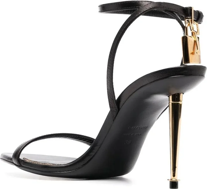 Padlock 85mm leather sandals - Image 3