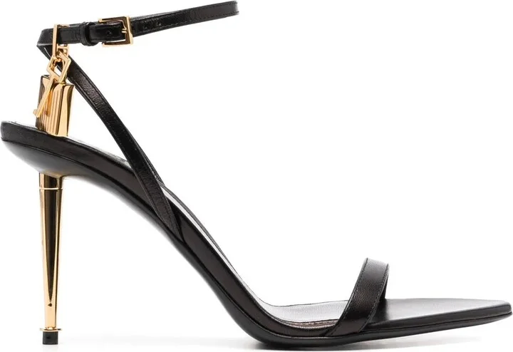 Padlock 85mm leather sandals