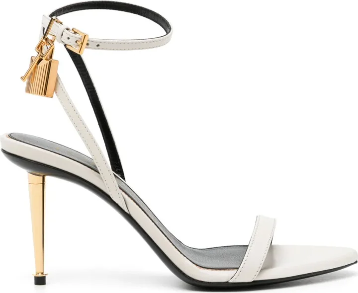 Padlock 85mm leather sandals