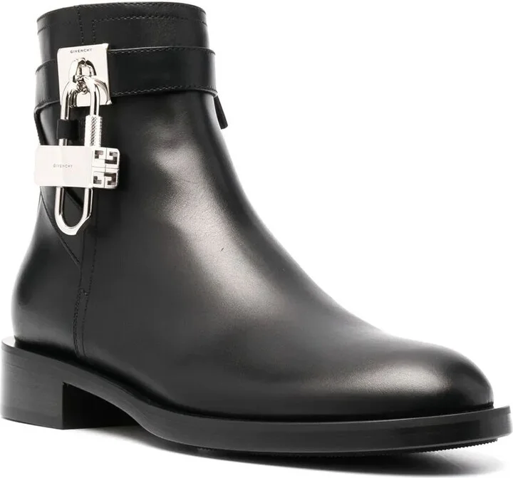 Padlock-Detail Boots - Image 2