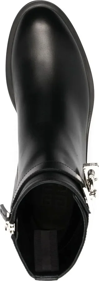 Padlock-Detail Boots - Image 4