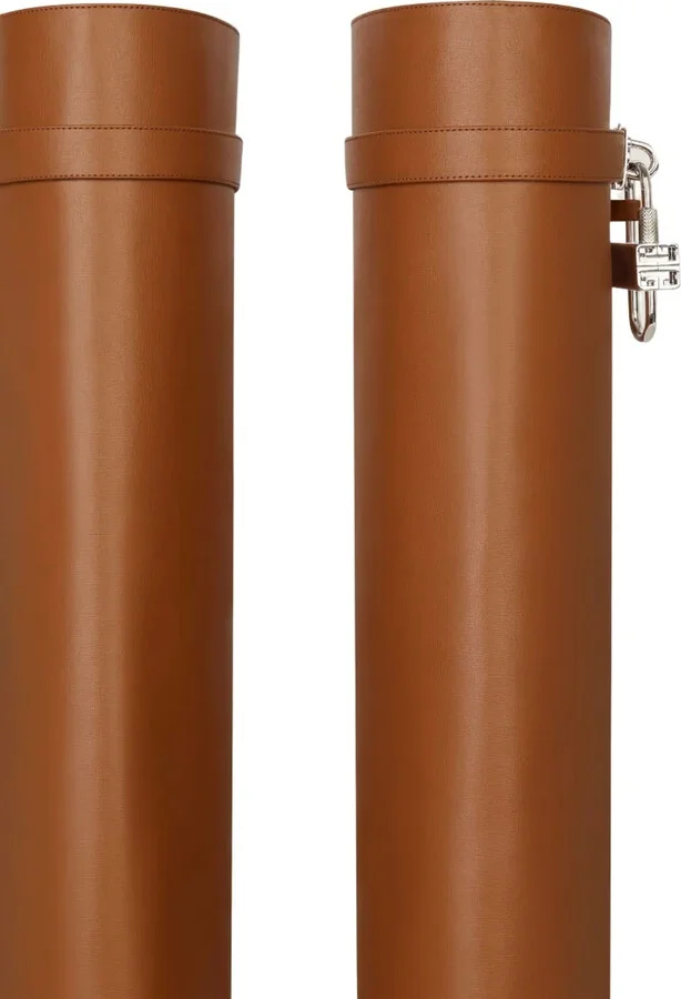 Padlock Leather Boots - Image 3