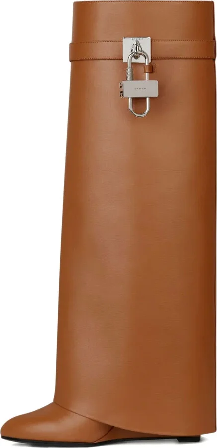 Padlock Leather Boots - Image 5