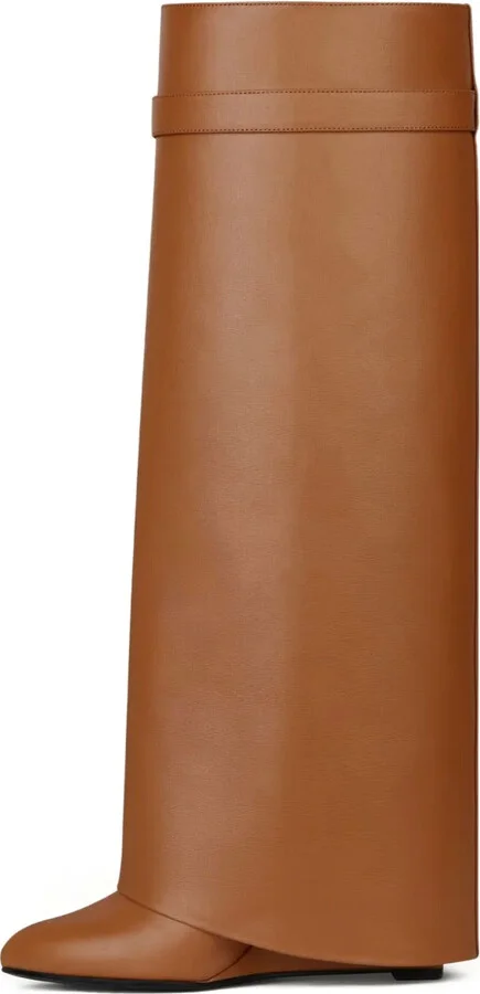 Padlock Leather Boots