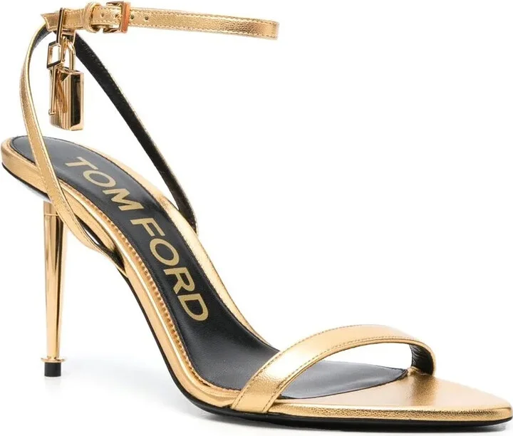 Padlock leather sandals - Image 2