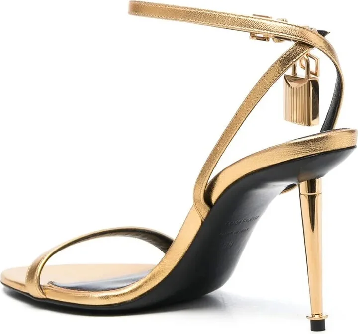 Padlock leather sandals - Image 3