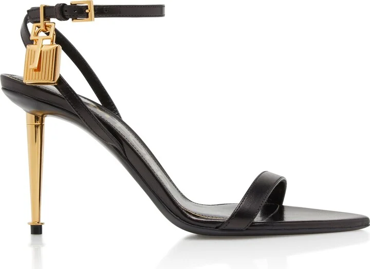 Padlock Naked Pointy Toe Sandal - Image 3