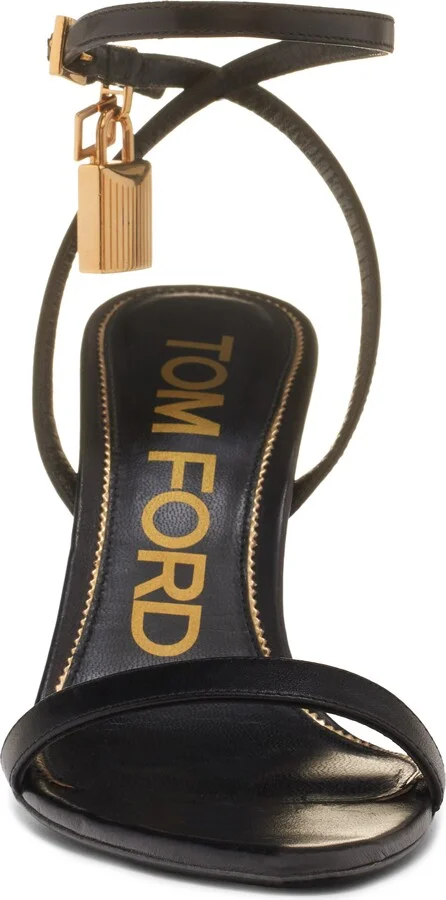 Padlock Naked Pointy Toe Sandal - Image 4