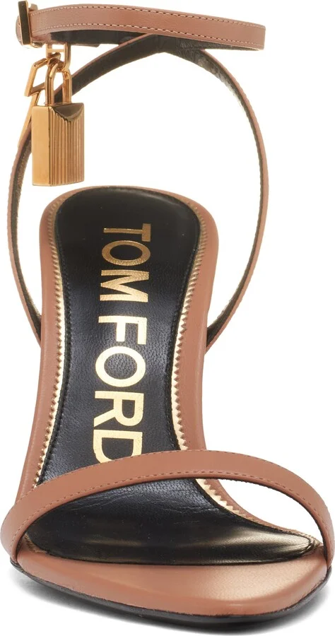 Padlock Naked Pointy Toe Sandal - Image 10