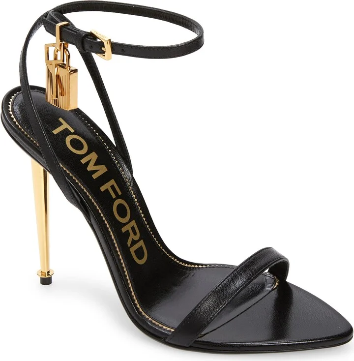 Padlock Pointy Toe Sandal
