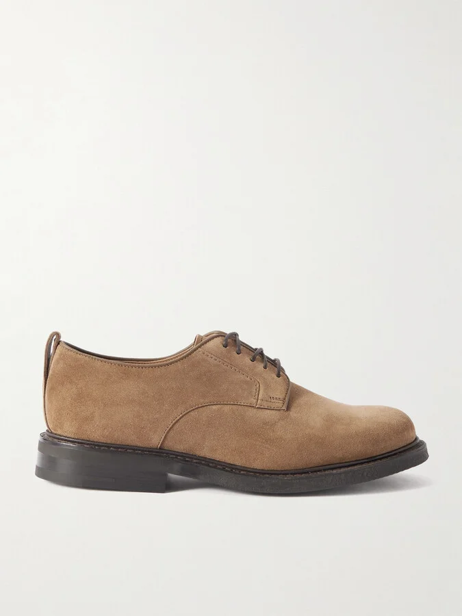 Padstow Suede Derby Shoes
