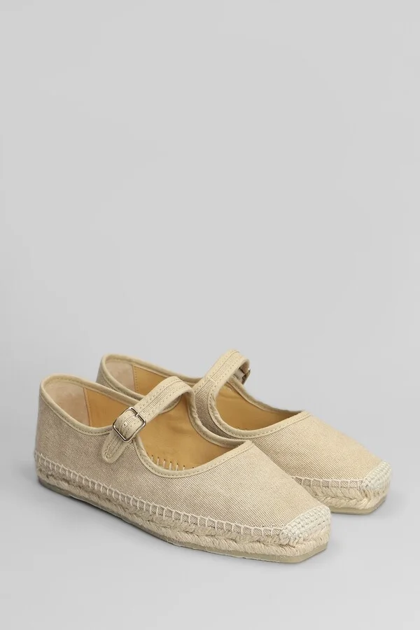 Padua-002 Espadrilles In Beige Canvas - Image 2