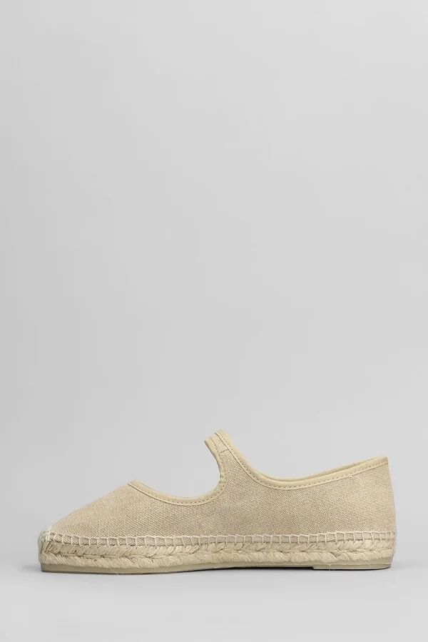 Padua-002 Espadrilles In Beige Canvas - Image 3