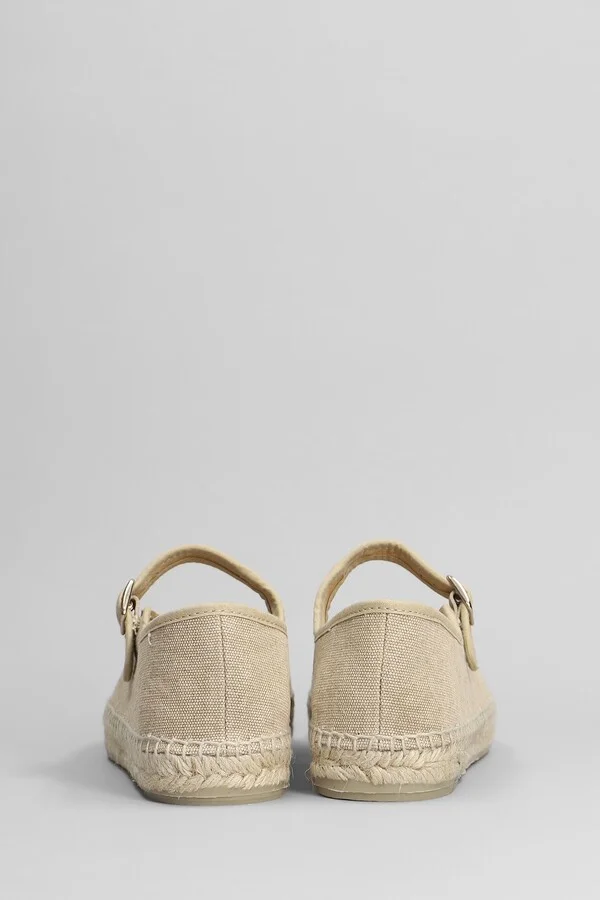 Padua-002 Espadrilles In Beige Canvas - Image 4