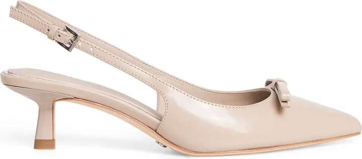 Paige Leather Mylah Slingback Pumps 45