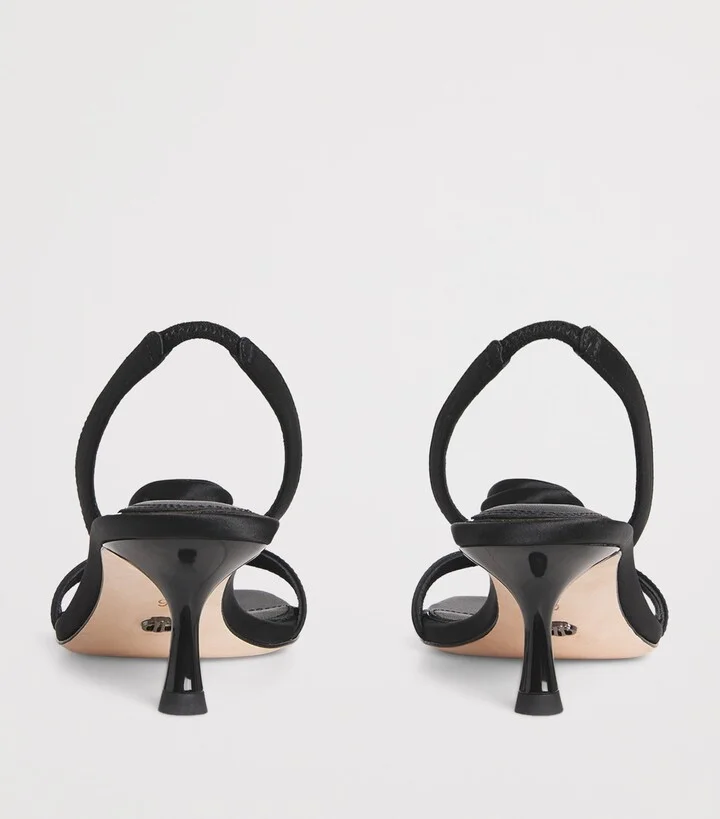 Paige Satin Eva Slingback Heels 55 - Image 3