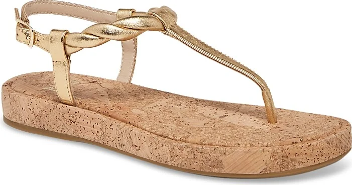 Paige Women's Dawn T Strap Slingback Thong Sandals