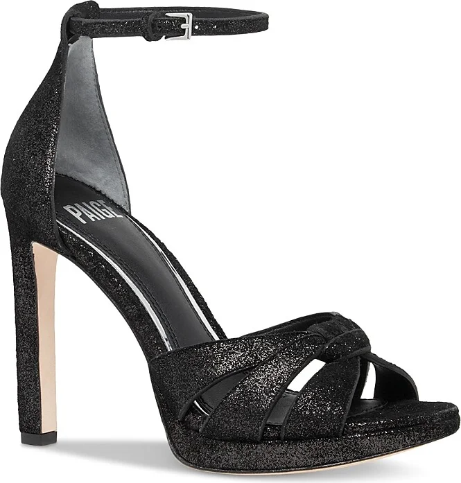 Paige Women's Val Shimmer Suede High Heel Sandals