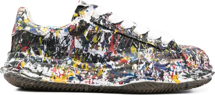 Paint-Splatter Sneakers