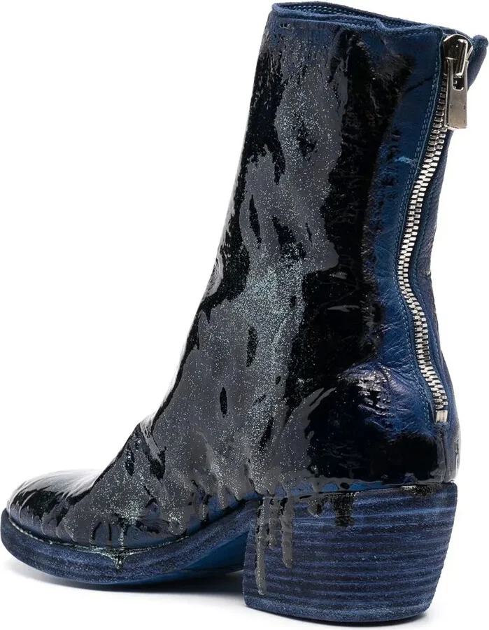 Painted Patent Leather Boots - Image 3