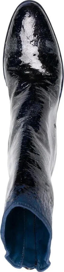Painted Patent Leather Boots - Image 4