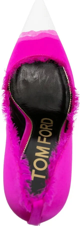 Painted Satin Pumps - Image 4