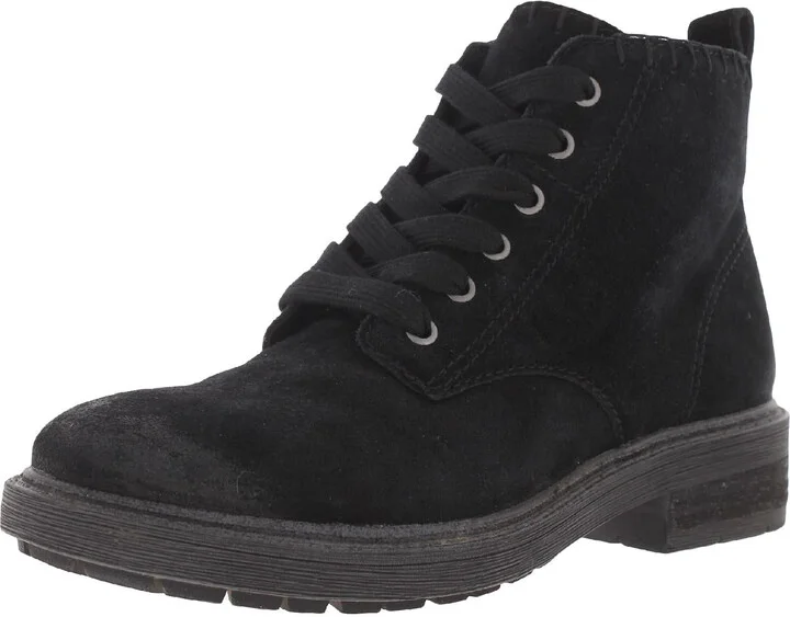 Paisle Womens Lugged Sole Combat & Lace-up Boots