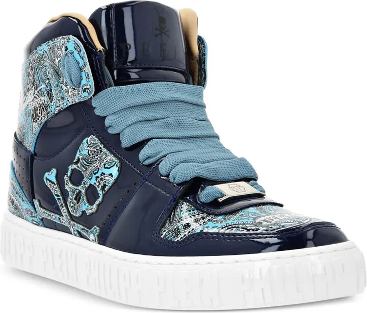 Paisley high-top sneakers - Image 2