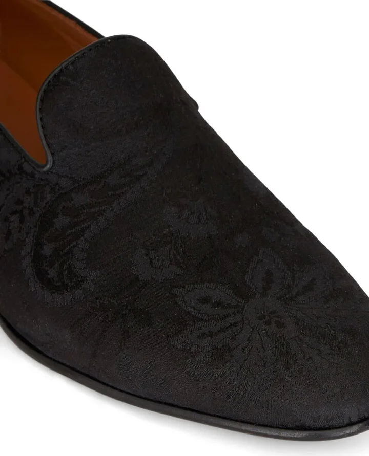 Paisley-Jacquard Detail Loafers - Image 3