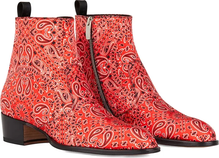 Paisley-Print Ankle Boots - Image 2
