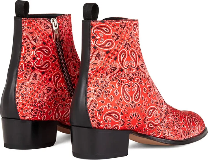 Paisley-Print Ankle Boots - Image 3