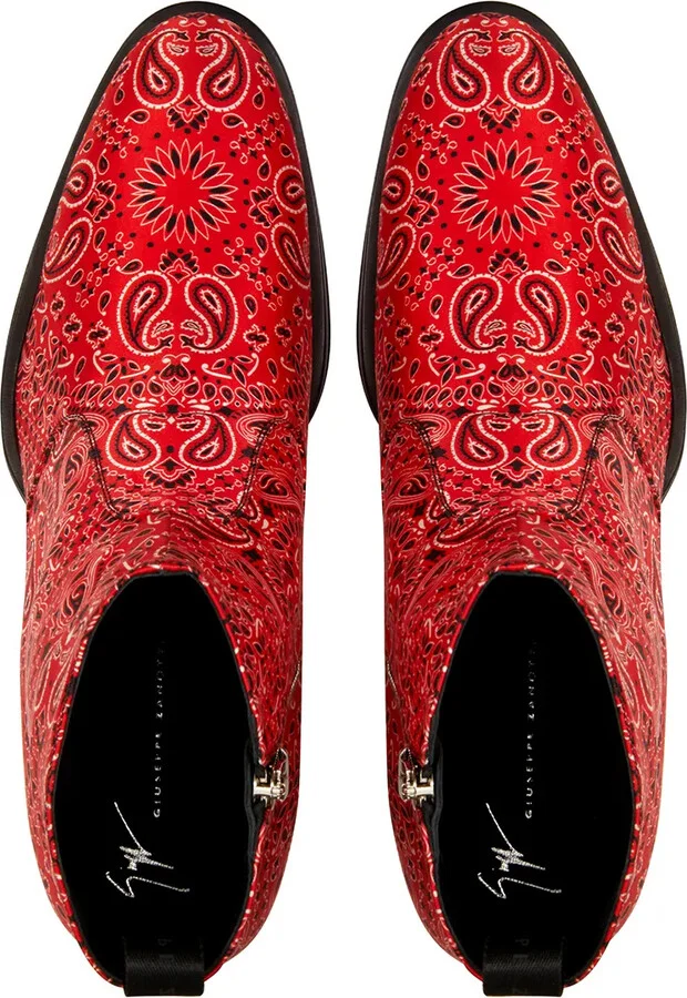 Paisley-Print Ankle Boots - Image 4