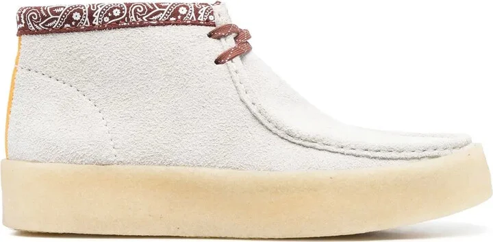 Paisley-Print Ankle Boots