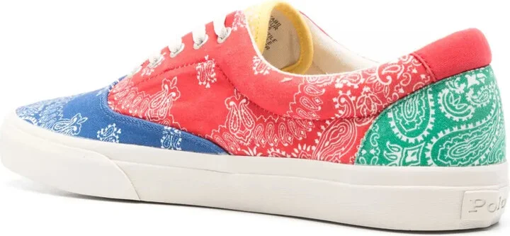 Paisley-Print Colourblock Sneakers - Image 3