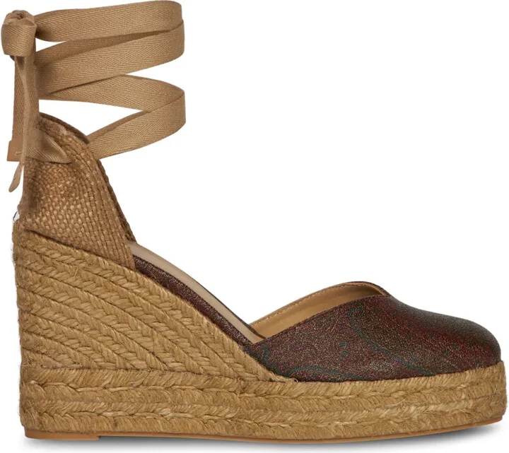Paisley-Print Espadrilles