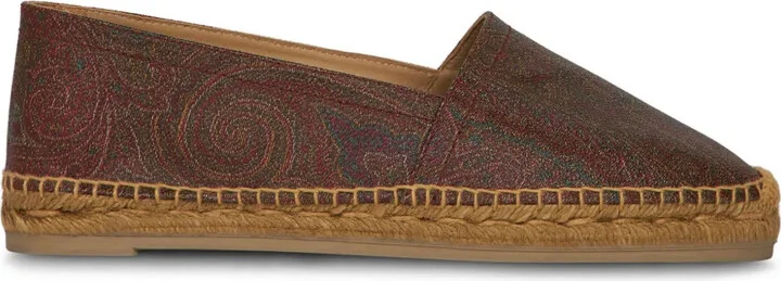 Paisley-Print Espadrilles