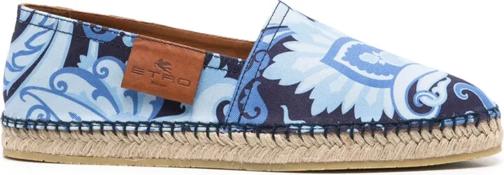 Paisley-Print Espadrilles