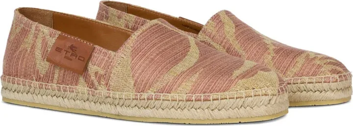 Paisley-Print Linen Espadrilles - Image 2