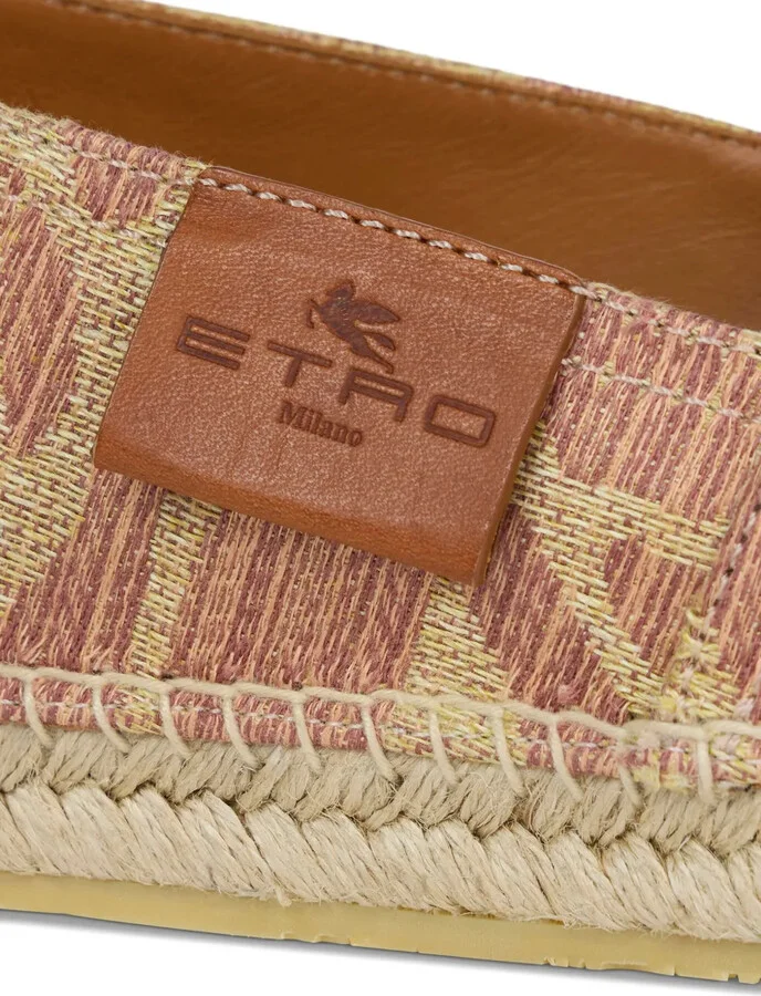Paisley-Print Linen Espadrilles - Image 3