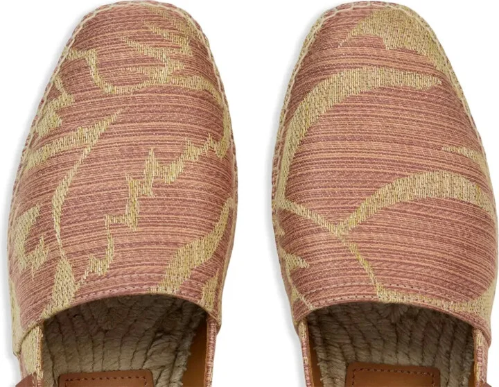 Paisley-Print Linen Espadrilles - Image 4