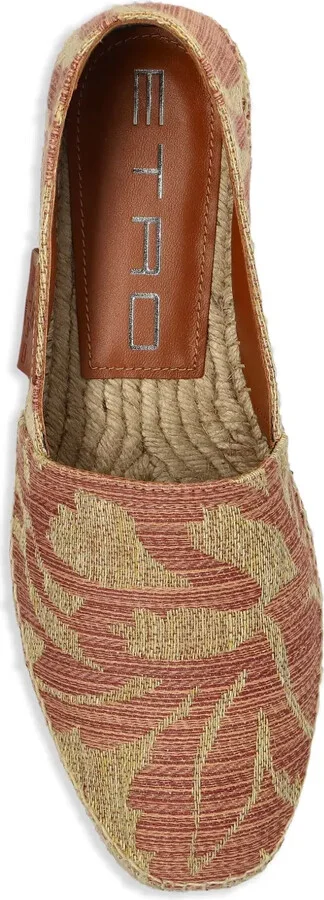 Paisley-Print Linen Espadrilles - Image 4