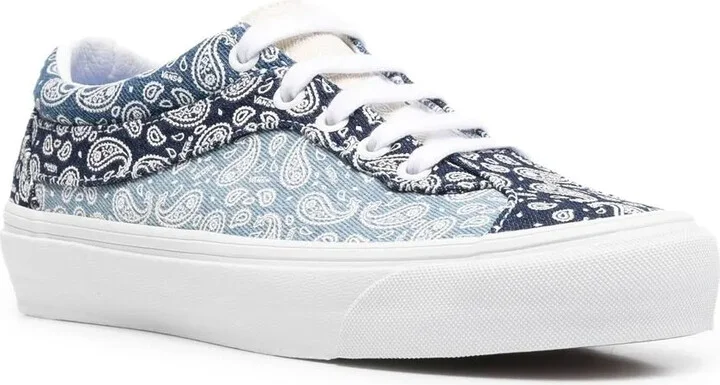 Paisley-Print Low-Top Sneakers - Image 2