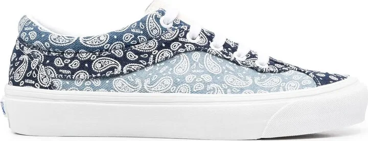 Paisley-Print Low-Top Sneakers