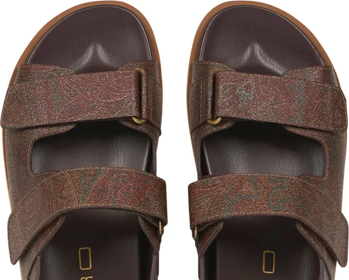 Paisley-Print Slingback Sandals - Image 3