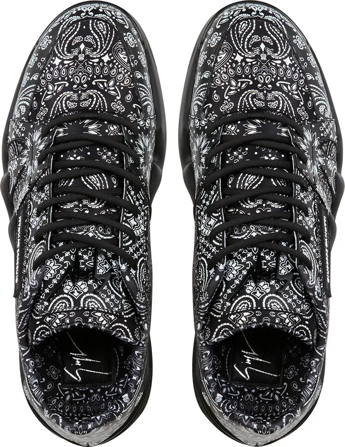 Paisley Print Sneakers - Image 4