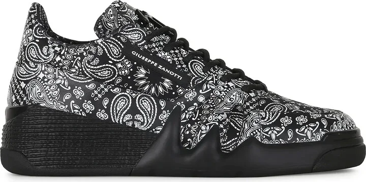 Paisley Print Sneakers
