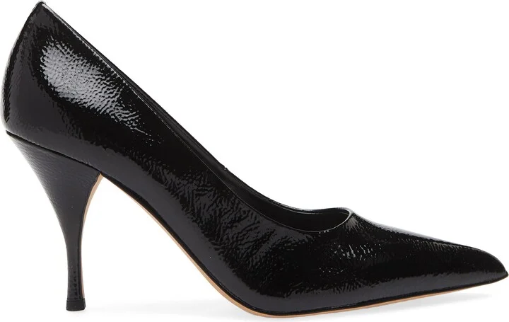 Paislie Leopard Print Patent Pump - Image 3